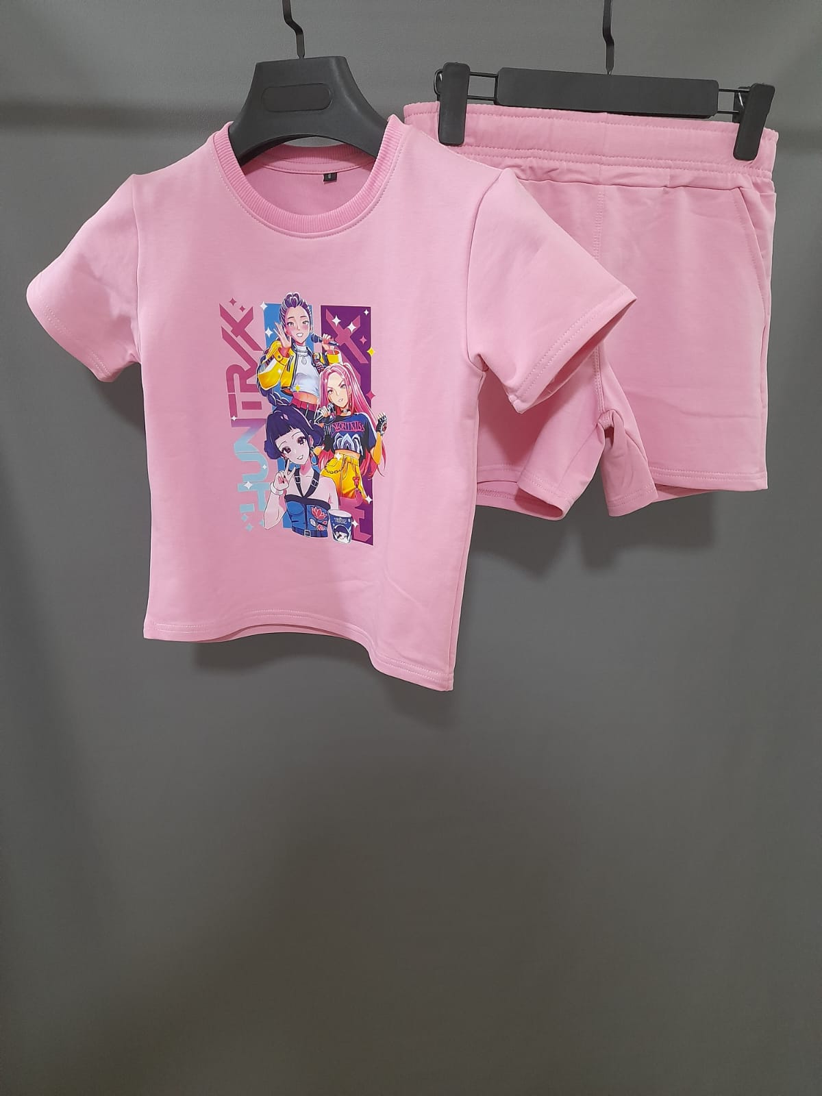 Girls K-Pop 2-Piece Short Set