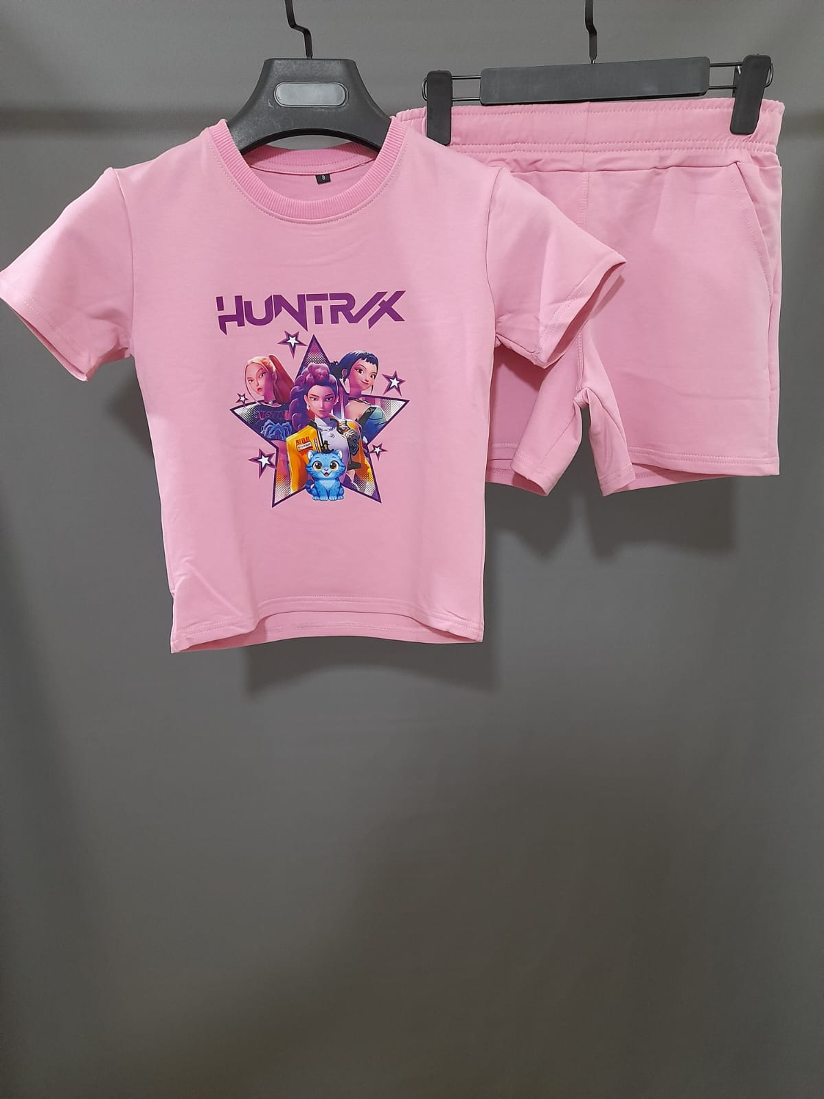 Girls K-Pop 2-Piece Short Set