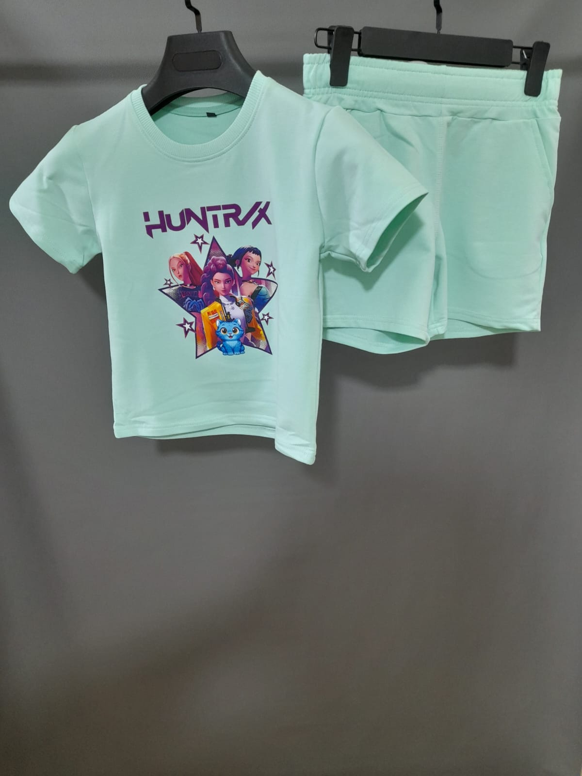 Girls K-Pop 2-Piece Short Set
