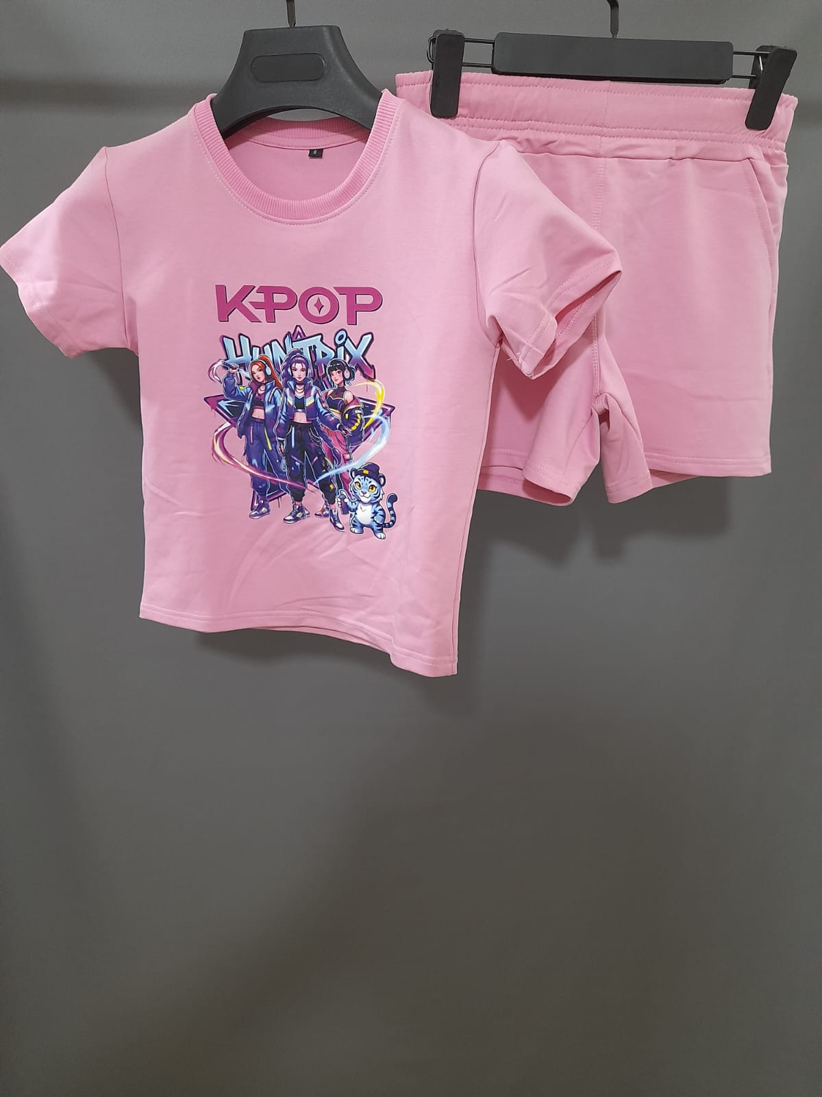 Girls K-Pop 2-Piece Short Set