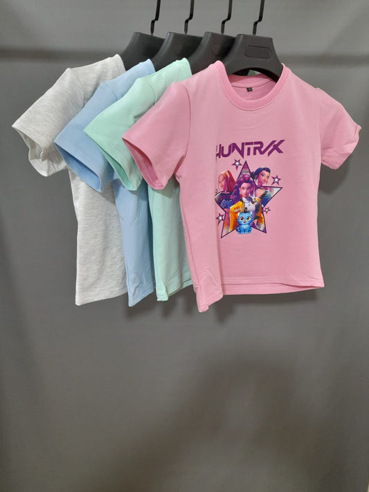 Girls Graphic Cotton T-Shirt