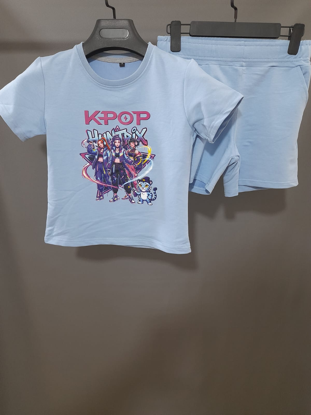 Girls K-Pop 2-Piece Short Set